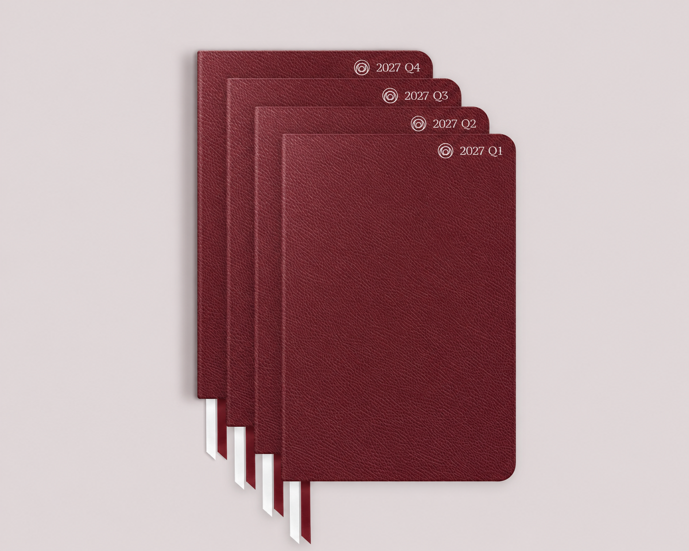 The HALO Planner 2027: Set of 4 (Q1-Q4) - BURGUNDY- LIMITED EDITION