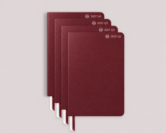 The HALO Planner 2027: Set of 4 (Q1-Q4) - BURGUNDY- LIMITED EDITION