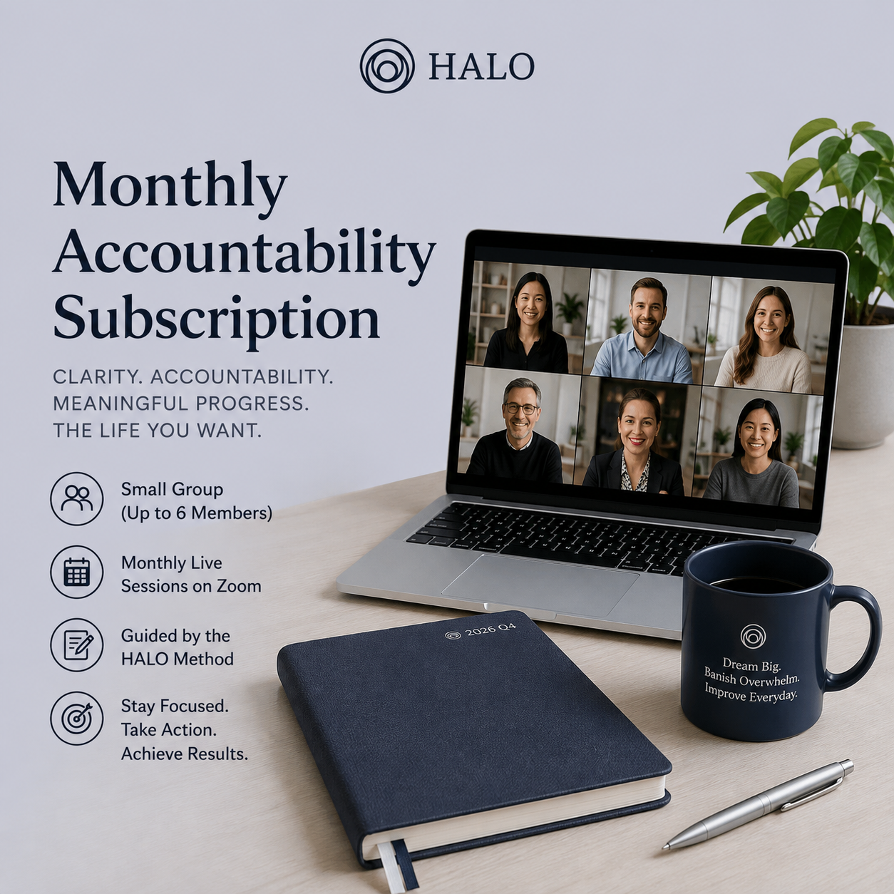 HALO Monthly Accountability Subscription - Q4 2026 (Sep-Dec)