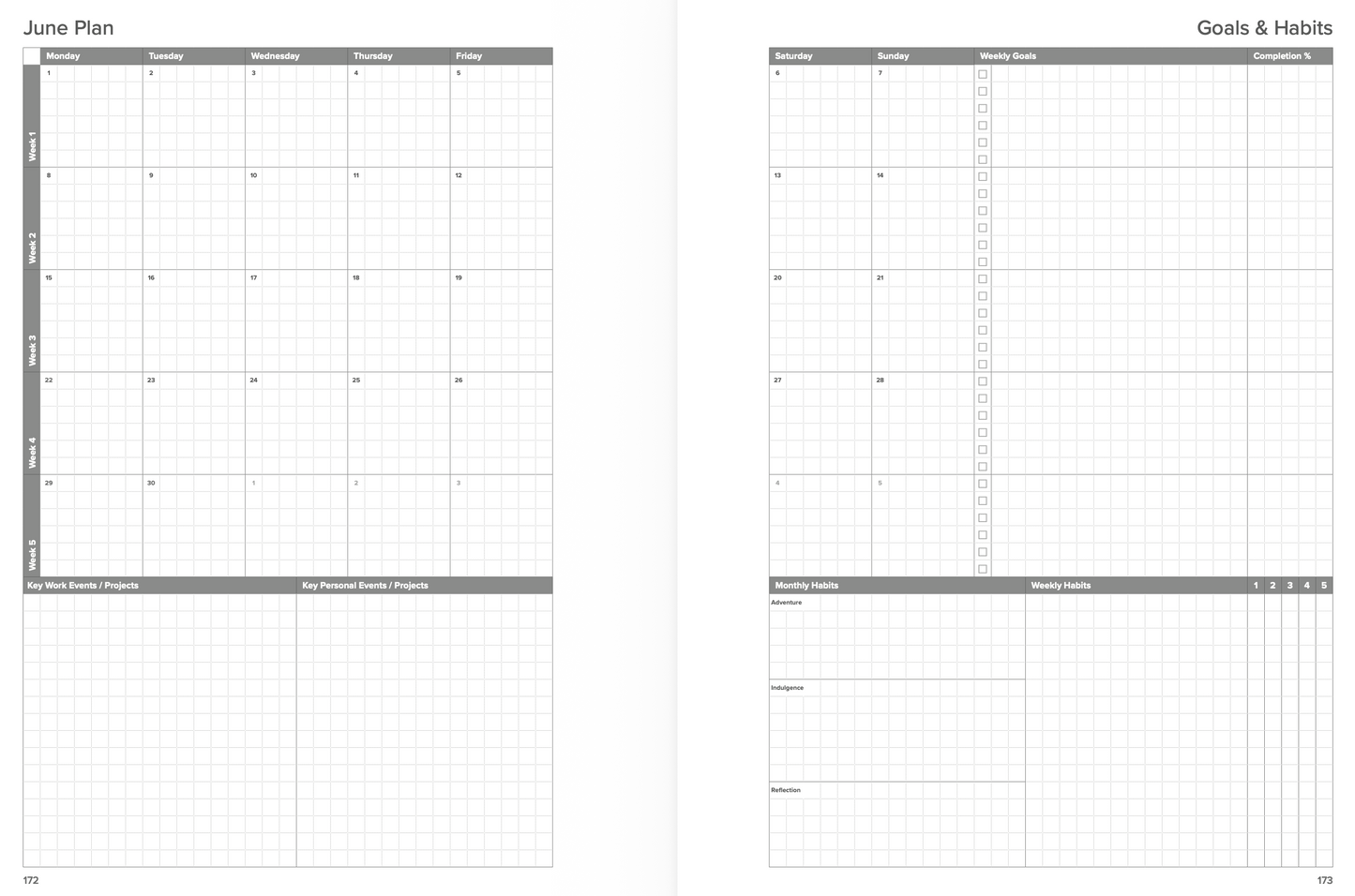 The HALO Planner 2027:  Set of 4 (Q1-Q4) - NAVY