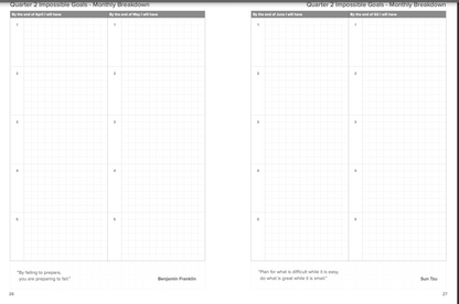 The HALO Planner 2027:  Set of 4 (Q1-Q4) - NAVY