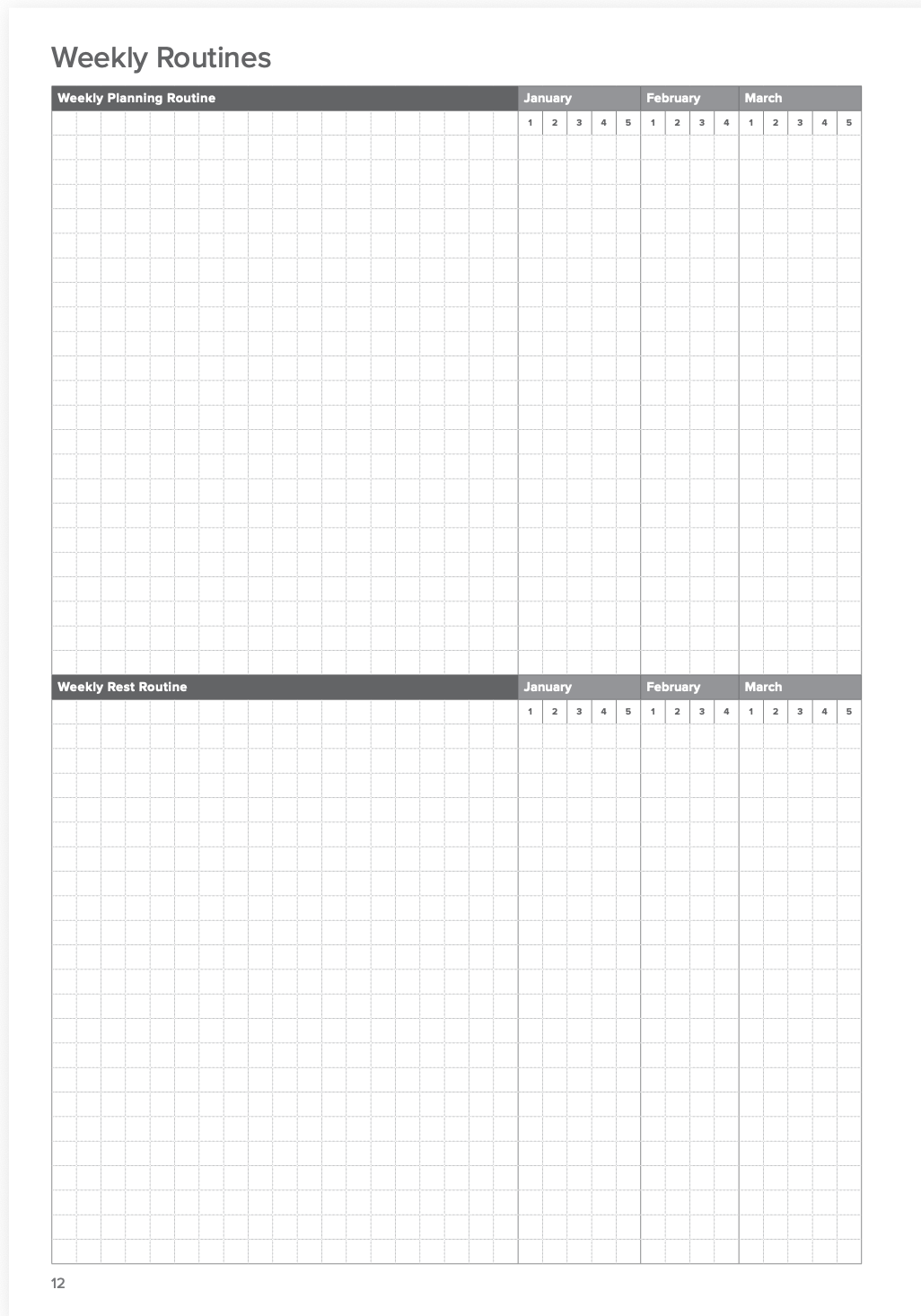 The HALO Planner 2027:  Set of 4 (Q1-Q4) - NAVY