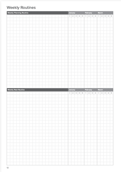 The HALO Planner 2027:  Set of 4 (Q1-Q4) - NAVY